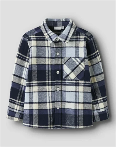 Name it - NMMDetul Overshirt - Blue Fog